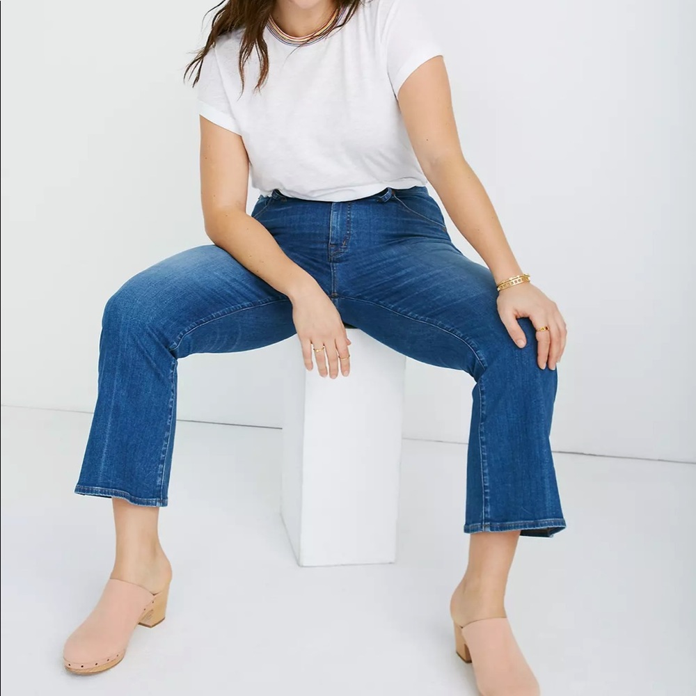 NWT Madewell Cali Demi-Boot Jeans in Tierney Wash Eco Edition Size 36